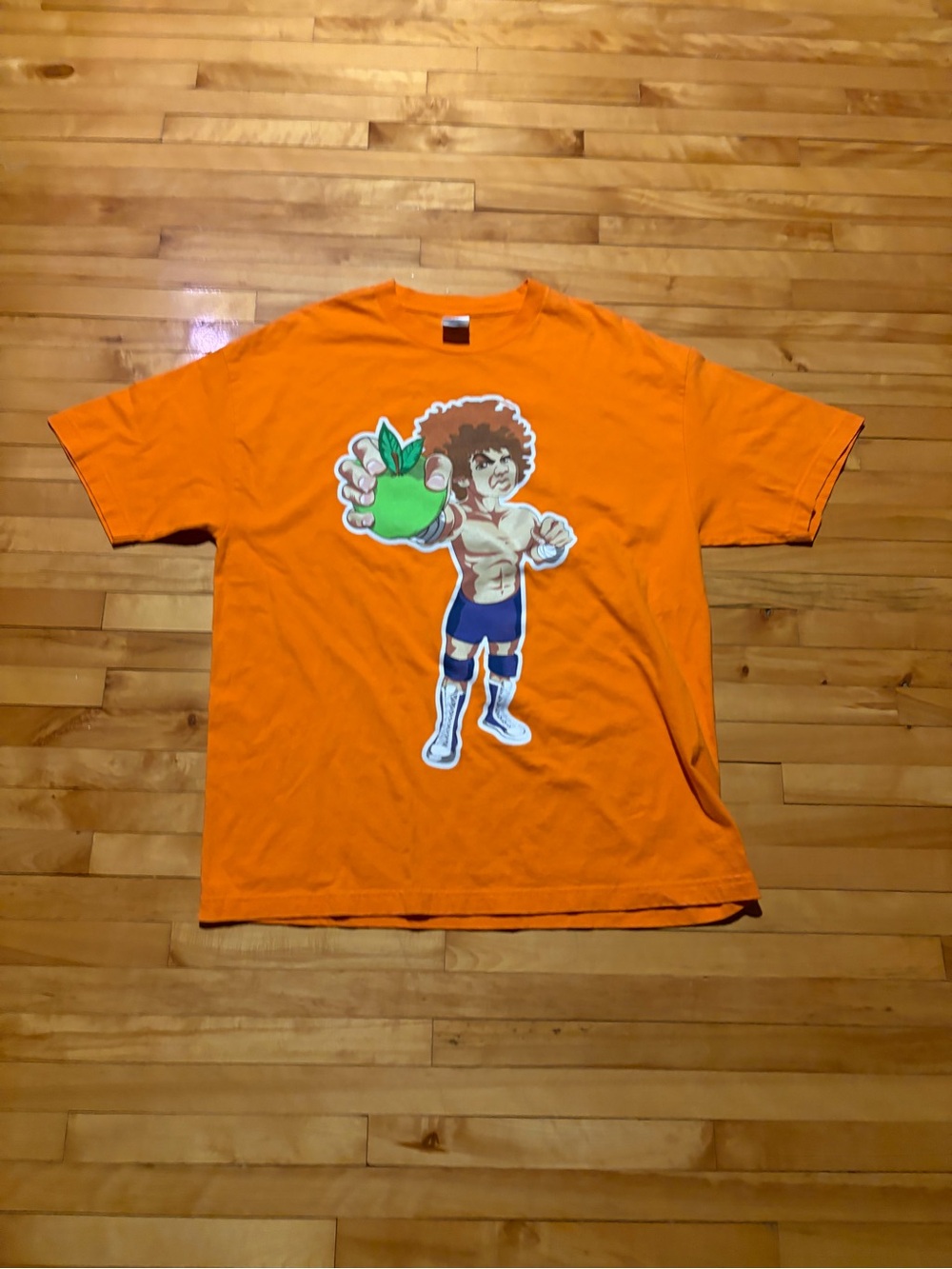 WWE  Orange Carlito Graphic T-Shirt
